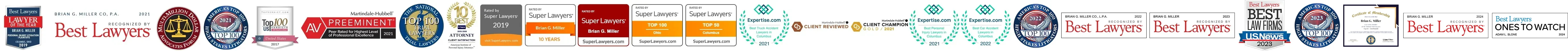 Best Lawyers 2024 - BG Miller