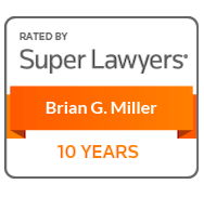 Super Lawyers Brian G. Miller 10 Years